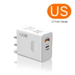 USB C GaN Charger Total 120W Type C