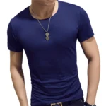 7 Colors Slim Man's T-shirt Short Sleeve Streetwear - Image 12