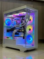 AOTESIER PC Gaming With Core i7 Processor/256G SSD/16GB RAM 3200MB DDR3/Windows 11 HD Graphics 4600 Graphics/ white