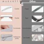 5-Piece Nail File Strips - Shape Nails, Smooth Edges, Remove Cuticles, Polish for Gel/Natural Nails - Image 3