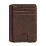 New RFID Blocking Men's Leather Wallet Slim Credit Card Holder Business Male Portable Mini Travel Purse For Man - Image 12