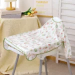 Elinfant Long Sleeve Baby Bibs Waterproof Feeding Eating Bibs Playing Painting Aprons Washable Coverall Highchair Cover