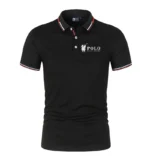 Men's premium summer polo shirt, quick drying, breathable, casual, business fashion, sports, short sleeved, men's clothing - Image 2
