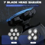 SEJOY Head Shavers for Bald Men Multifunctional 7D 6-in-1 Electric Razor with Nose Hair Trimmer Waterproof Men Grooming Kit - Image 4