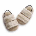 Fashion Letter print style Cute Soft Sole baby sandals Plush Slippers Suitable For newborn baby girl boy