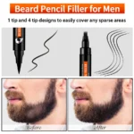 Men Beard Clean Shave Kit Shaving Cream Beard Filler Pen for Hair Eyebrow Eyelash Mustaches Facial Cleaning Shave Tools 5pcs/Set - Image 5