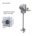 5 gallons Pneumatic Mixer, Liquid Glue, Paint, Laundry Detergent Mixer, Commercial Variable Speed Small Mixer