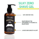 Men’s shaving gel, refreshing shaving cream, beard softening, smooth shaving, amazing super-smooth shaving gel for senior men