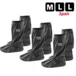 Reusable Motorcycle Scooter Dirt Bike Rain Shoes Cover Non-Slip Boot Covers Unisex Bicycle Shoes Protectors  For Rainy Snowy Day - Image 7