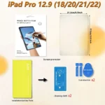 2-Pack Anti Glare Screen Protector For iPad 5th 6th 7th 8th 9th 10th 11th Gen, mini Air 4/5/6/7, Pro 11 12.9, Matte PET Film - Image 15
