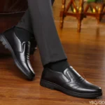 2025 Large Size Fashionable Men's Office Formal Shoes Low Cut Daily Comfortable Round Toe Multifunctional Men's Wedding Shoes - Image 3