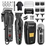 hiena Finish Machine Electric Professional Electric Hair Clippers Beard Clipper Rechargeable Men’s Shaver Hair Trimmer Kit