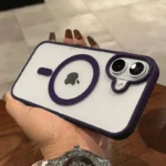 Luxury For Magsafe Transparent Case For iPhone 17 16 15 14 13 12 11 Pro Max Mini 17 Air Magnetic Wireless Charge Bumper Cover
