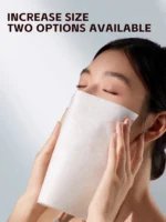 AIBEDILA Newborn Baby Cotton Dry Wipes Unscented Hypoallergenic 3-in-1 Clean Care Thick Facial Towels for Sensitive Infant Skin - Image 5