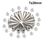 200/10PCS Double Caps Silver Rivets Cone Studs Punk Round Cone Spikes for Shoes Bags Clothing Garment Nail Rivet DIY Sewing Tool - Image 8