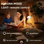 LED Jellyfish Lamp with 9 Tentacles 2 Working Modes Ultra Long Battery Life Colour Gradient Light Effects with Remote Control - Image 3