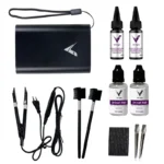 ​​Professional UV Light Hair Extension Kit with Glue Fast Grafting Traceless & Long Lasting Complete Salon Styling Tools Set
