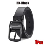 New in Luxury Leather Men's Belt Fashion Metal Alloy Pin Buckle Adult Casual Business Waist Strap for Jeans - Image 11
