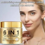 6 in 1 Anti-Wrinkle Cream with Collagen, Retinol & Hyaluronic Acid, Lifts, Firms & Nourishes for Softer, Confident Skin - Image 5