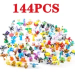 144pcs Pokemon Pikachu Action Figure Toys Mini Figures Model Toy Pikachu Anime Kids Doll Birthday Christmas Gifts - Image 7
