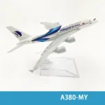 6Inch 15CM A380 A350 A330 A320 Concorde Diecast Airplane Model For Gift Collection