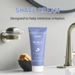 GROEI Protect Shave Cream 100ml - Gentle, Moisturizing Formula for Sensitive Skin | Cruelty-Free, Rich Lather, Minimizes Irritat - Image 4