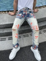Men's Y2K-Style Denim Pants - Image 5