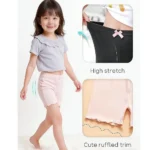 4Pcs Kids Dance Bike Play Shorts Girls Shorts Safety Pants Children Cute Bow Under Dress Skirt School Uniform Underpants 2-14Y - Image 5