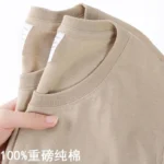 100% Cotton T-shirt Men Women Solid Color O Neck Short-sleeved Tops Summer Korean Loose Half-sleeve T Shirt Unisex M-4XL - Image 7