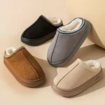 Slippers for Women Winter Plush Warm Cotton Shoes Woman Comfort Non Slip Unisex Home Slippers - Image 2