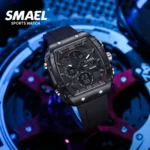 SMAEL 8109 New Men's Watch Multifunctional Sports 50M Waterproof Dual Display LED Night Light Leisure Student Electronic Watch - Image 4