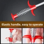 Opens Clogging of Sewage Pipe Cleaning Tool Drain Unclogger Professional Pipe Plunger Drain Clog Remover Clogged Toilet Cleaner - Image 3