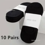 1/5/10/20 Pairs Summer Autumn Boat Socks For Men Women Non-slip Silicone Invisible Cotton Socks Male Ankle Sock Slippers - Image 19