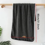 6pcs Thickened Microfiber Towel Set, 40x80cm/15.7"x31.5" Towel, Absorbent Quick-Drying Suitable for Family Fitness and Travel - Image 2
