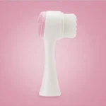 3D Silicone Face Cleansing Brush Manual Cleanser Facial Cleansing Instrument Soft Brush Dual-Sided Massager - Image 2