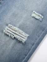 Men's Loose Straight Ripped Jeans - Image 5