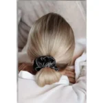 5pcs/Set Woman Elegant Hair Band Solid Color Large Scrunchie Hair Ties Daily Simple Ponytail Holder Girls Hair Accessories