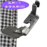 Industrial Sewing Machine Multi-Function Curved Hemming Foot Hem Pull Tube Presser Foot Silk Chiffon Skirt Crimping Presser Foot - Image 8