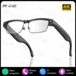 Hiwego New AI 4k Camera Smart Sunglasses Bluetooth Voice Call Music Smart Video Sound Record Translation Anti-Blue Light Glasses - Image 7