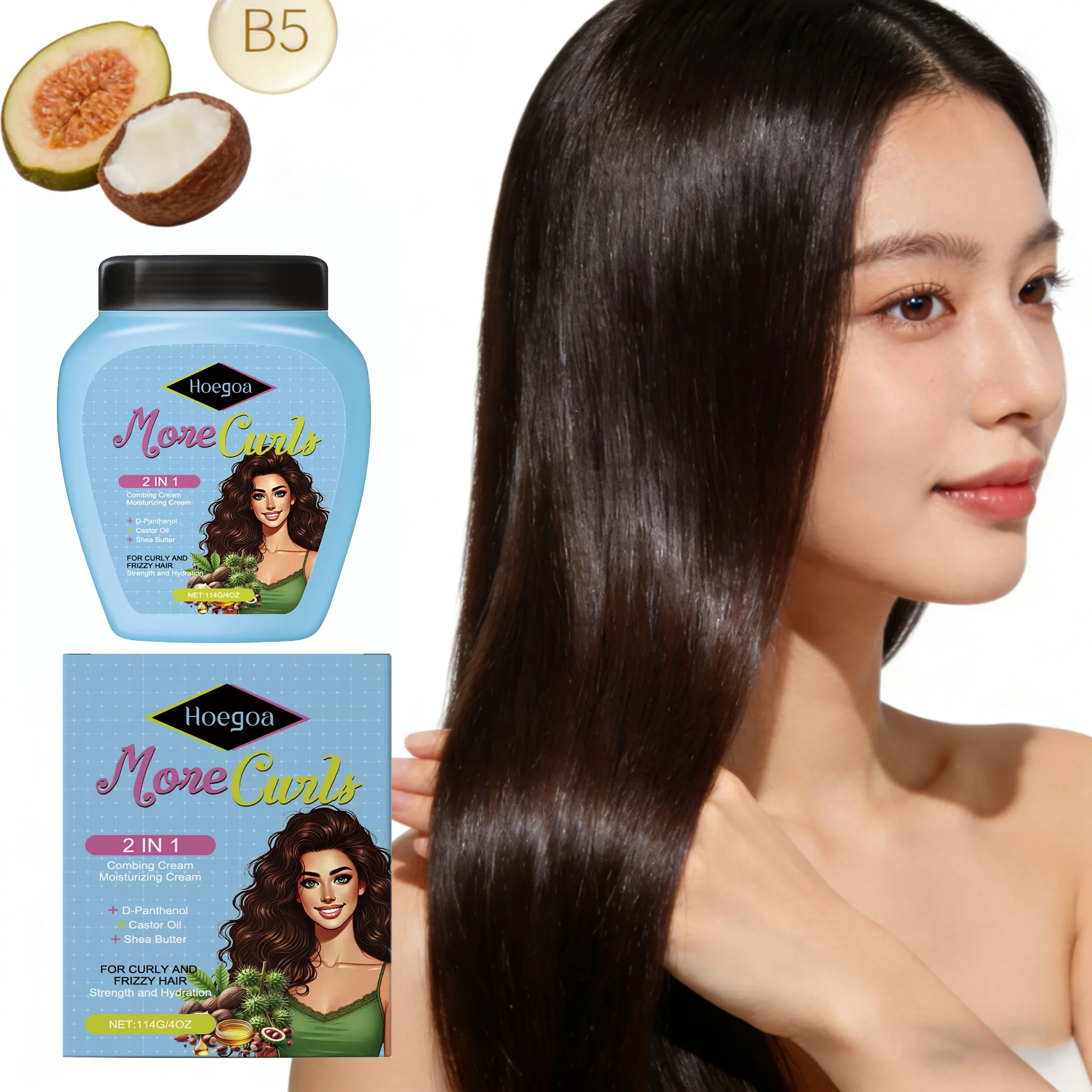 S4fdfe5507ccb4206b5055ffcf351693fh.webp Leave-In Conditioner Keratin Repair Restore Damaged Frizz Dry Hair Nourishing Soft Hair Wash-Free Deep Conditioning Hair Mask - Image 1