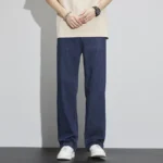 Summer Ultra-thin Baggy Jeans Men’s classics Vintage Trousers Lyocell