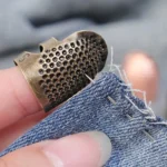 Adjustable Sewing Thimble Retro Sewing Finger Protection Cover Needle Thimble Ring Handmade DIY Craft Embroidery Sewing Tools - Image 2