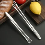 1Pc Stainless Steel Kitchen Tongs BBQ Grill Cooking Tweezers Barbecue Tongs Clip Salad Meat Tongs Food Tweezers Kitchen Utensils - Image 5
