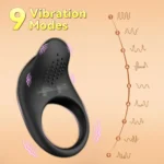 Vibrating Cock Ring for Men APP Control Penisring Vibrator Ejaculation Delay Male Penis