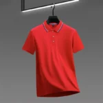 Men's Casual Solid Color Short Sleeve Polo Shirt 2025 Summer Fashionable Comfortable Versatile Top for Men - Image 13