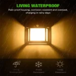 Solar-Powered Waterproof Outdoor Wall Light with Motion Sensor Tungsten Filament Garden Yard Decoration LED Lamp 3 Modes 1-4Pcs