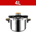 PGY 4L/6L/8L Stainless Steel Pressure Cooker Safety One-Hand Locking Olla de Presion Multi-Cooker for Gas & Induction Stove - Image 9