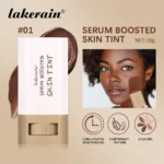 Skin Tint Foundation Stick Eraser Concealer Foundation Stick Serum Boosted Smooth Plumper Hight Coverage Travel Bronze Foundatio - Image 3