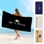 Brand E-Etro Microfiber Blanket Quick Drying Beach Towels Oversized Printing Super Absorbent Pool Towel Blanket - Image 4