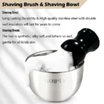 Men Beard Clean Shave Kit Shaving Cream Beard Filler Pen for Hair Eyebrow Eyelash Mustaches Facial Cleaning Shave Tools 5pcs/Set - Image 3
